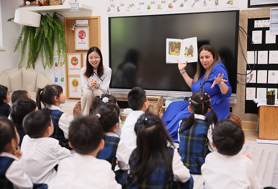 上海浦东惠立私立幼儿园沉浸式双语教学模式能为孩子们奠定了良好的语言基础。