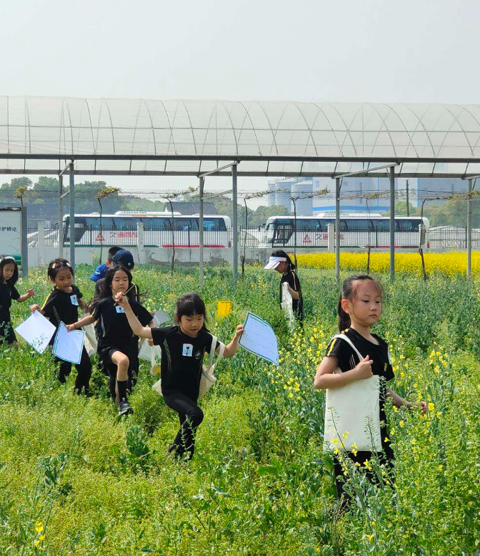 上海浦东民办惠立小学自然课由中外教师双语合作授课，激发孩子们对自然现象的强烈兴趣和好奇心。